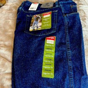 Wrangler mens jeans 34/30 dark denim